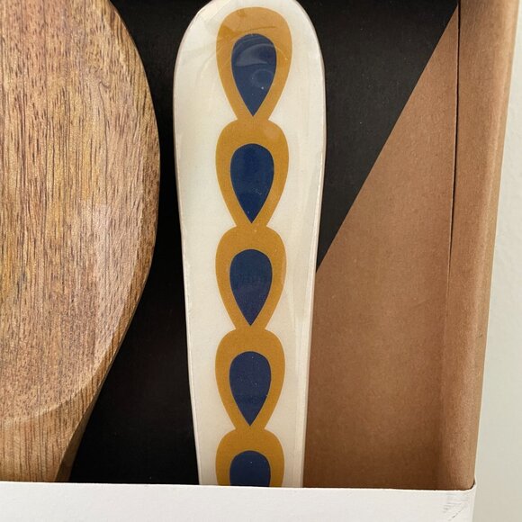 Danica Studio Mango Wood Salad Servers 2 piece set - Picture 2 of 5